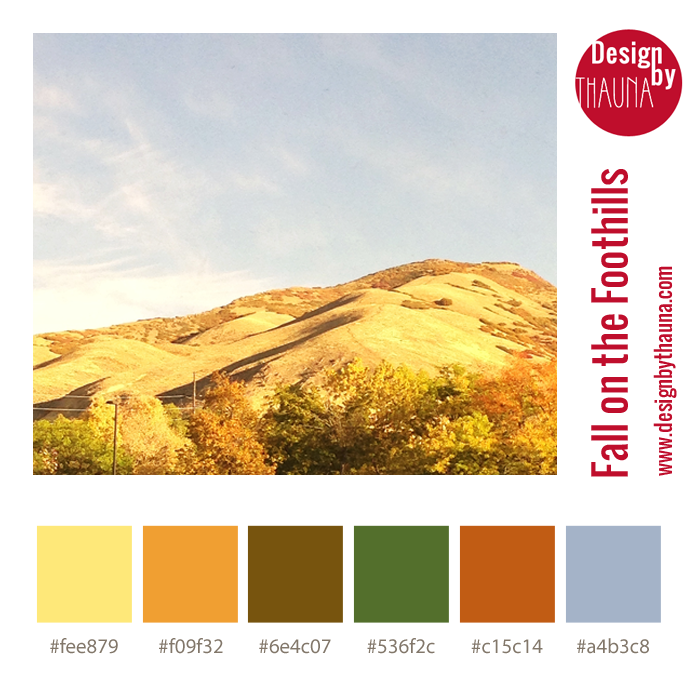 Fall on the Foothillls - Color Palette