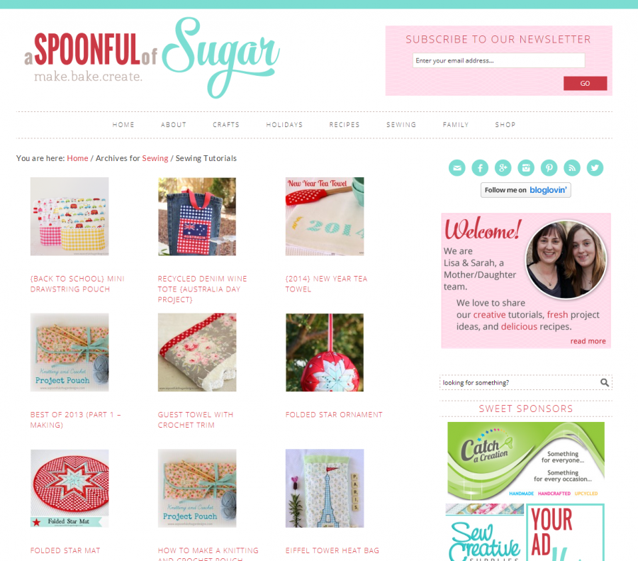 A Spoonful of Sugar - Category Page