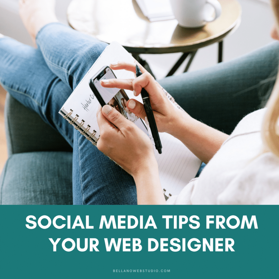 social media tips from your web designer