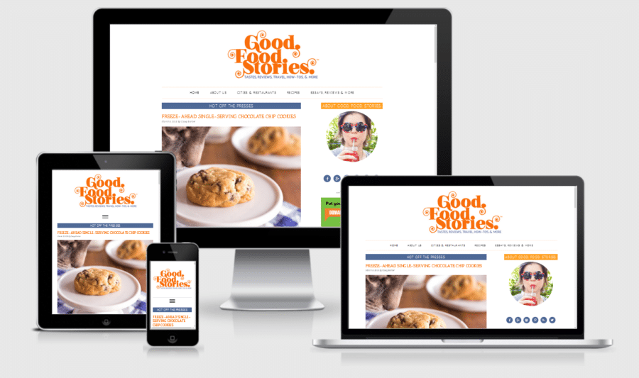 Good Food Stories - Mobile Responsive