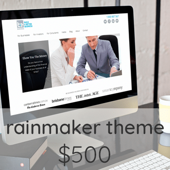 WordPress Design - Rainmaker