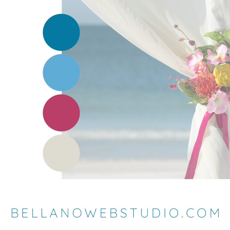 Beachy Wedding Color Palettes