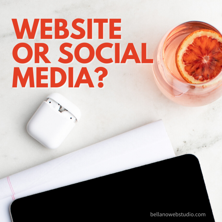 Website or social media?
