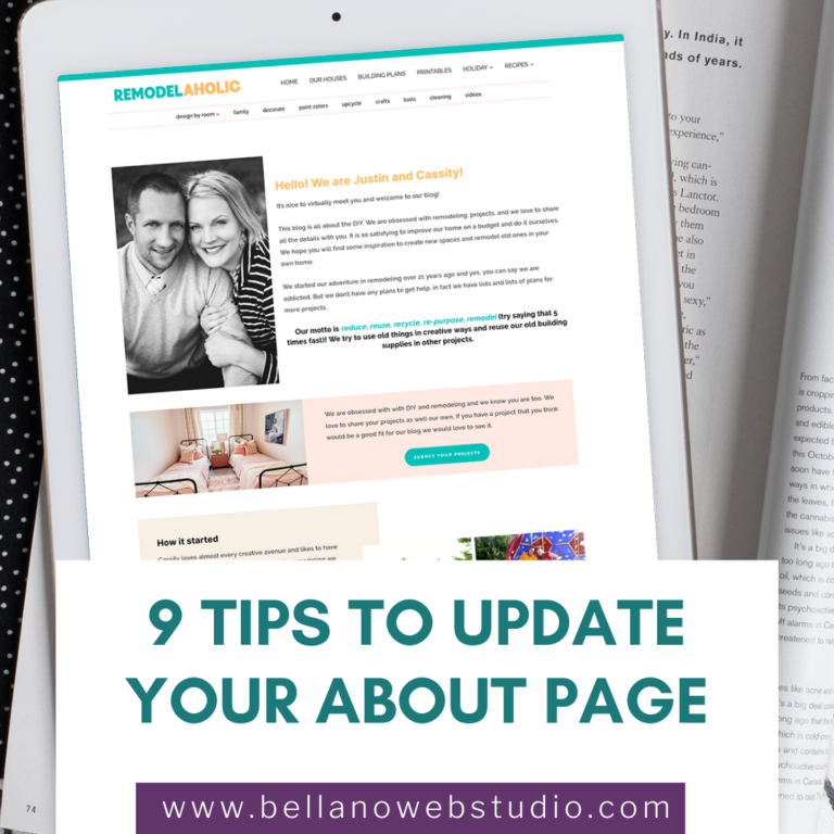 9 Tips to Update your About Page