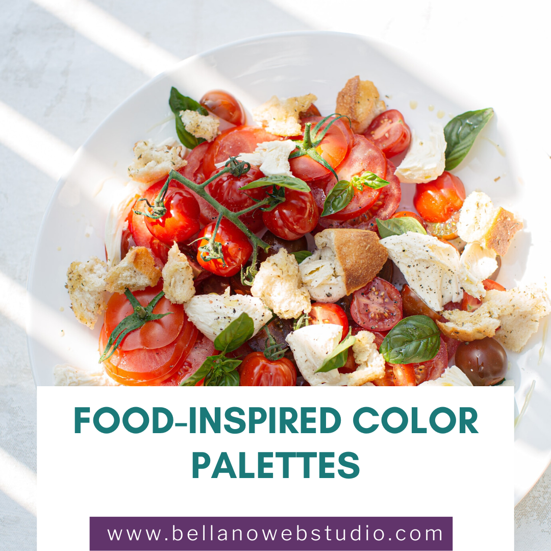 food inspired color palettes