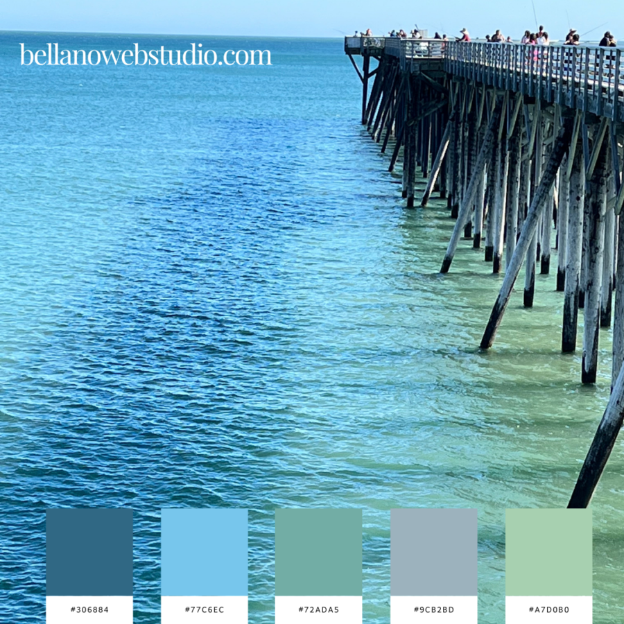 California Vacation Color palettes