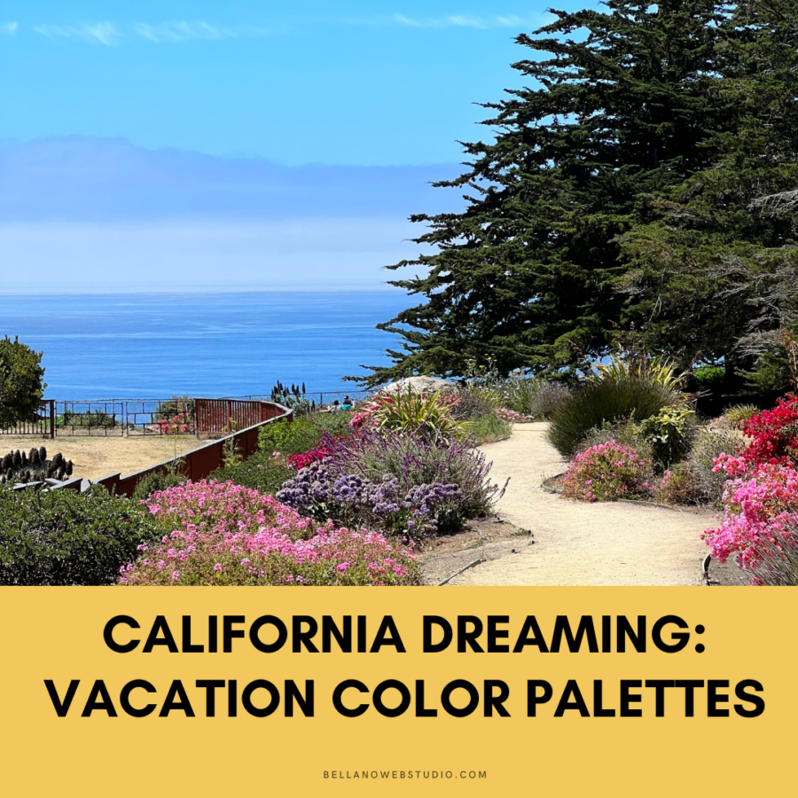 California Dreaming: Vacation Color palettes
