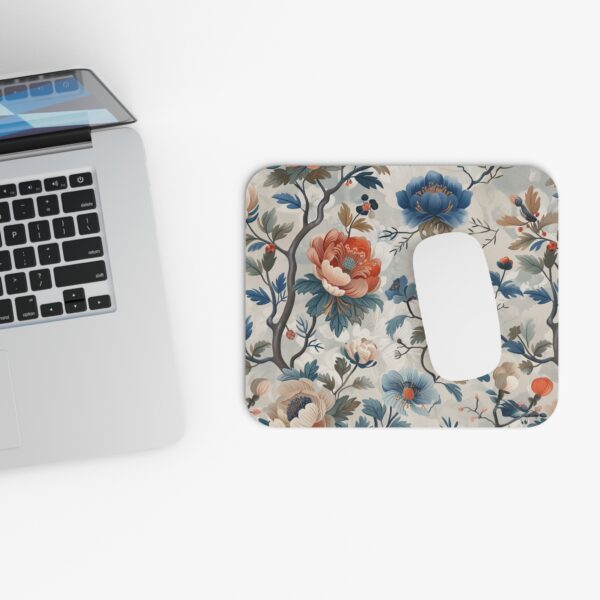 Vintage Floral Chinoiserie Inspired Design mousepad